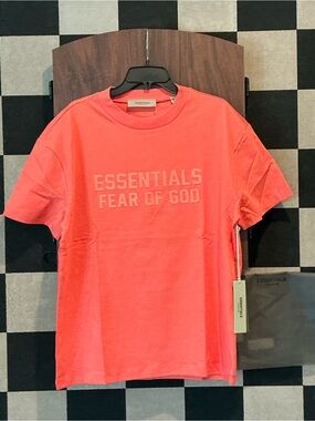 NWT Essentials Fear Of God Oversized Tee XS w Branded Bag